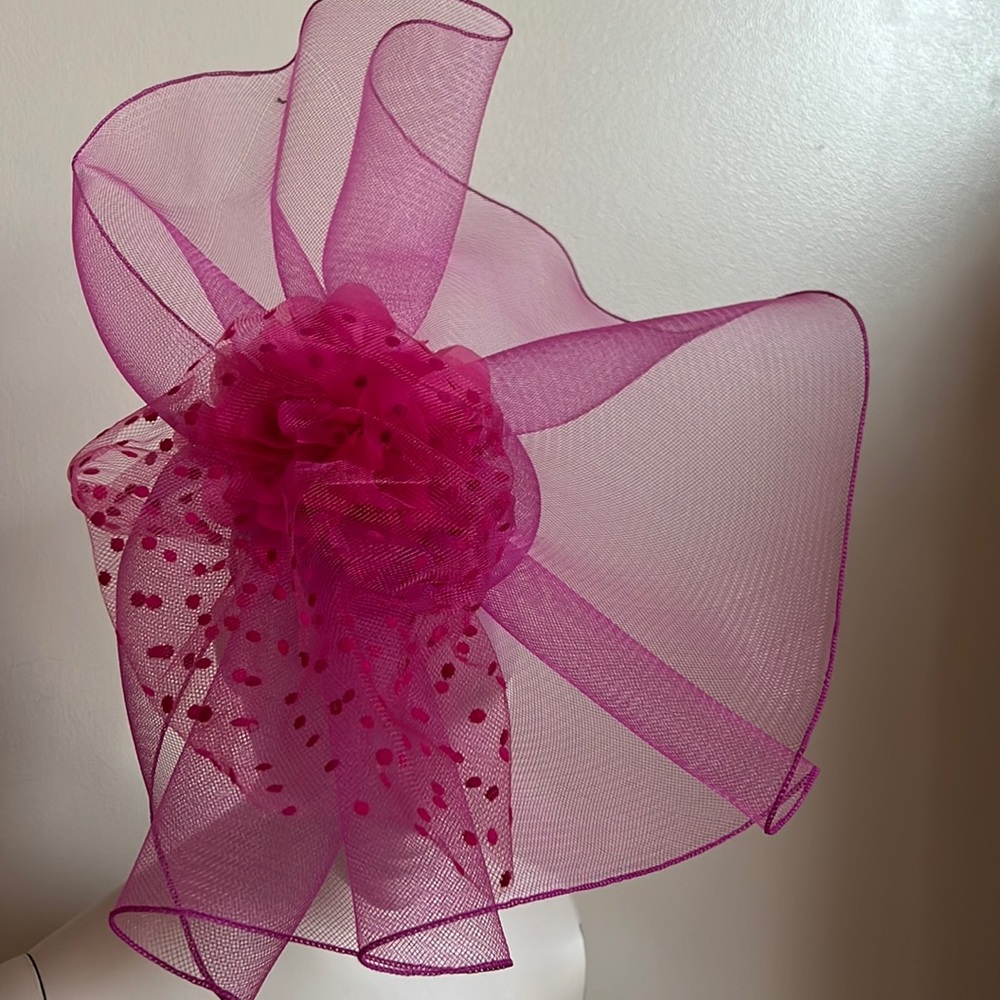 Floral fascinators headpiece Kentucky Derby hat accessory